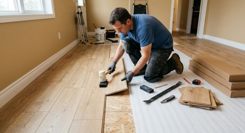 Laminate Floor Installation in Groveport, OH