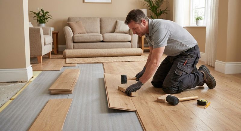 Laminate Floor Installation in Reynoldsburg, OH