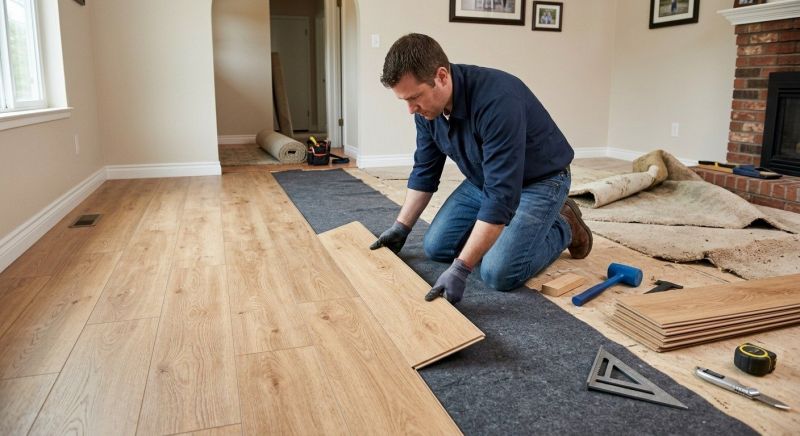 Laminate Floor Remodeling in Pataskala, OH