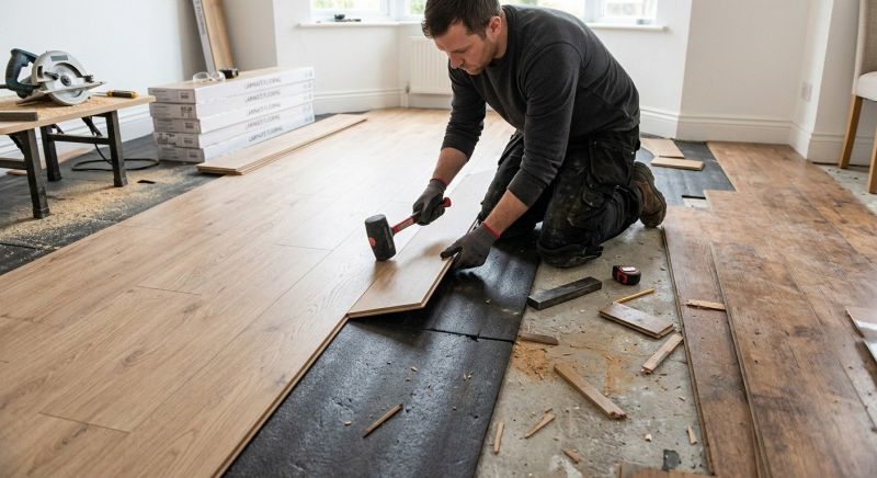 Laminate Floor Replacement in Glenford, OH