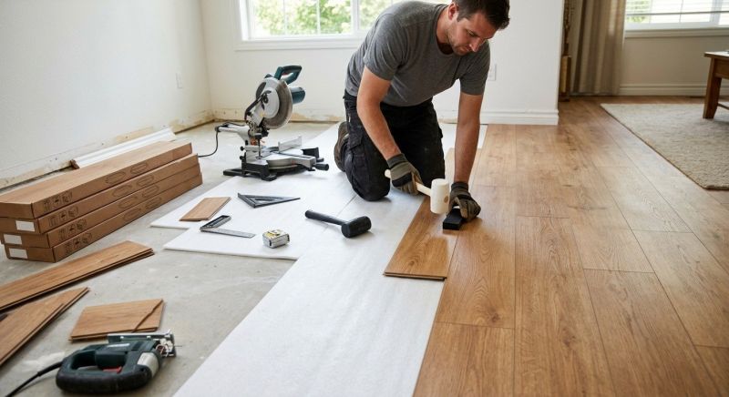 Laminate Floor Replacement in Glenford, OH