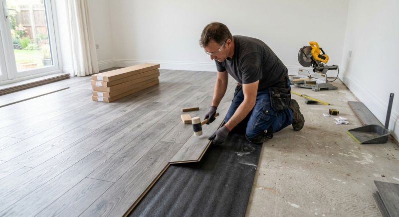 Laminate Floor Replacement in Granville, OH