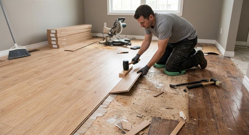 Laminate Floor Replacement in Reynoldsburg, OH