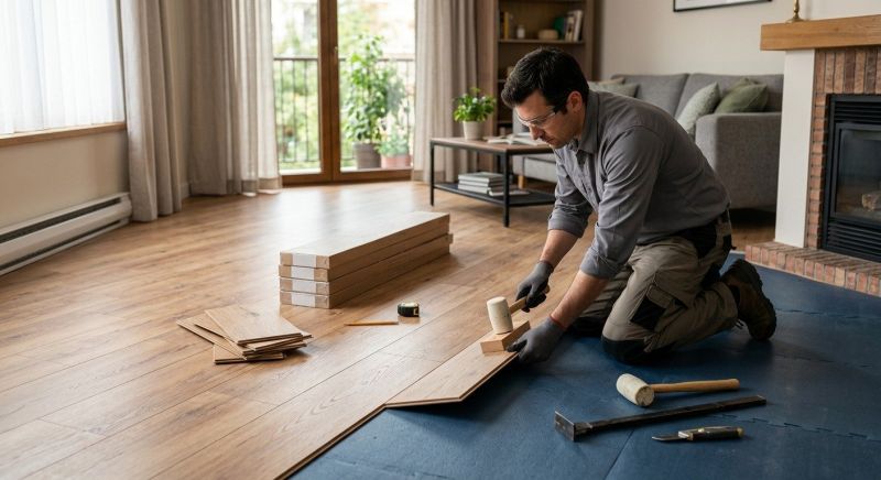 Laminate Floor Replacement in Thornville, OH