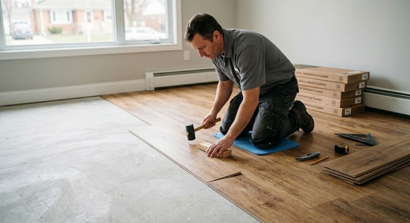 Linoleum Floor Installation in Buckeye Lake, OH