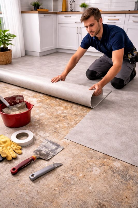 Linoleum Floor Installation in Centerburg, OH