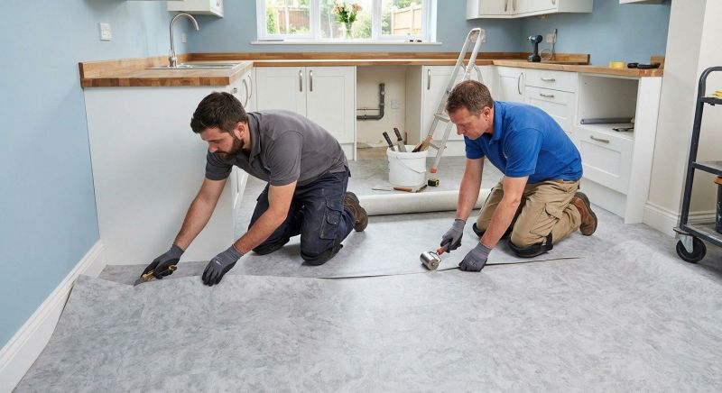 Linoleum Floor Installation in Pataskala, OH