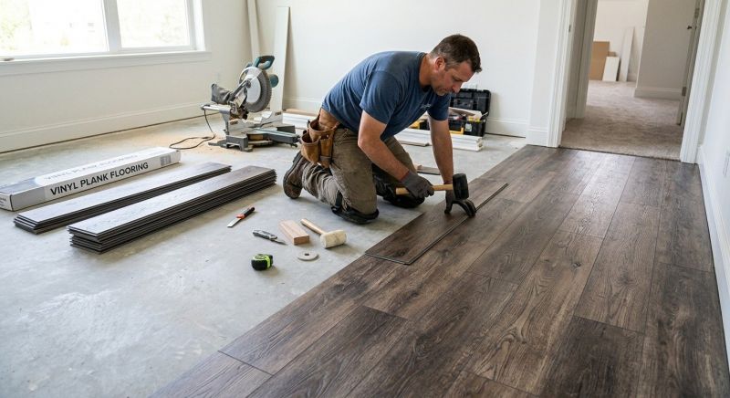Linoleum Floor Installation in Sparta, OH