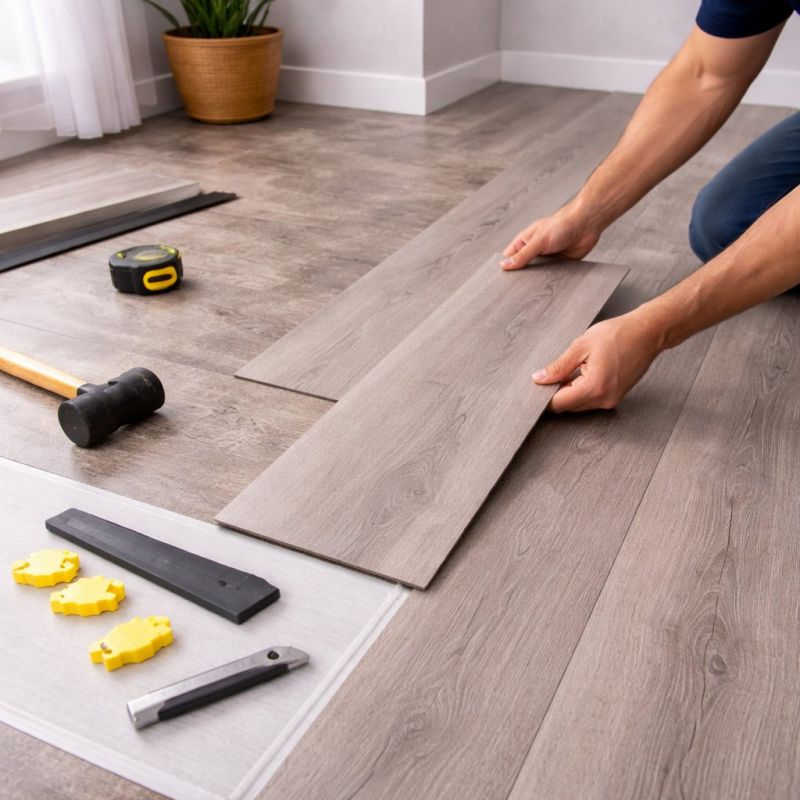 Luxury Vinyl Tile Installation in Lancaster, OH