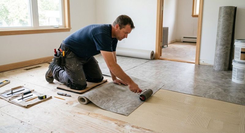 Sheet Flooring Installation in Dublin, OH