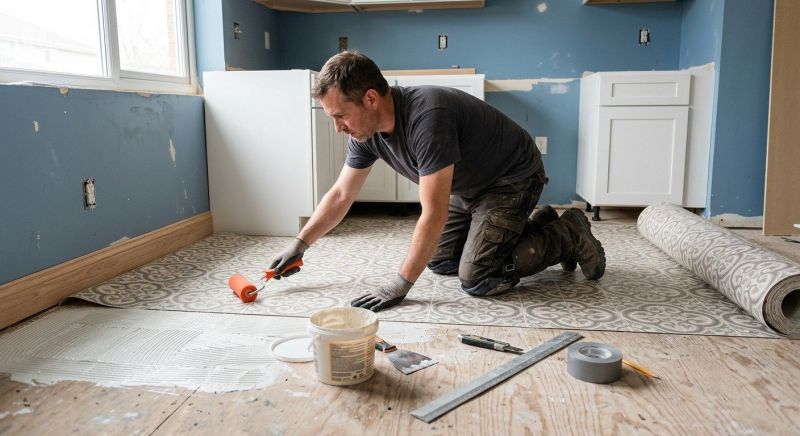 Sheet Flooring Installation in Dublin, OH