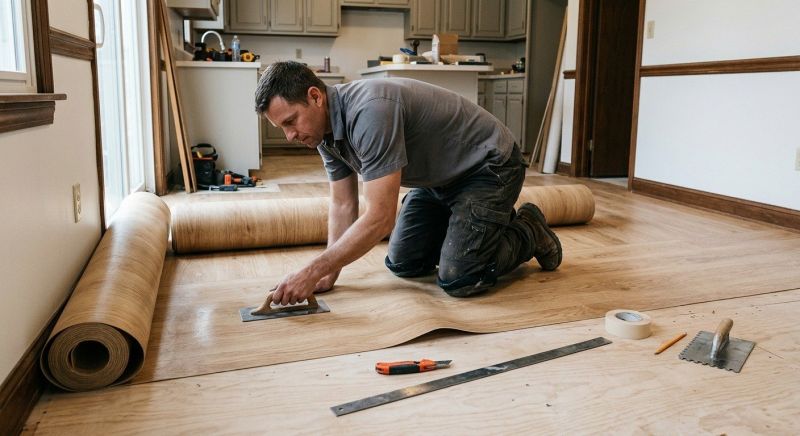 Sheet Flooring Installation in Newark, OH
