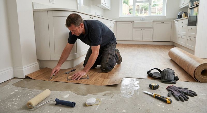 Sheet Linoleum Installation in Lewis Center, OH