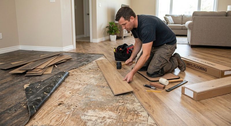 Vinyl Flooring Installation in Buckeye Lake, OH