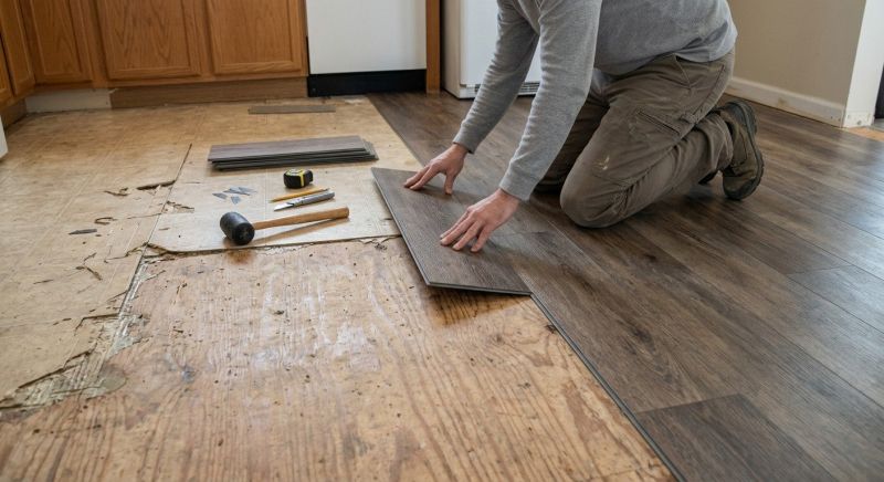 Vinyl Flooring Installation in Sparta, OH