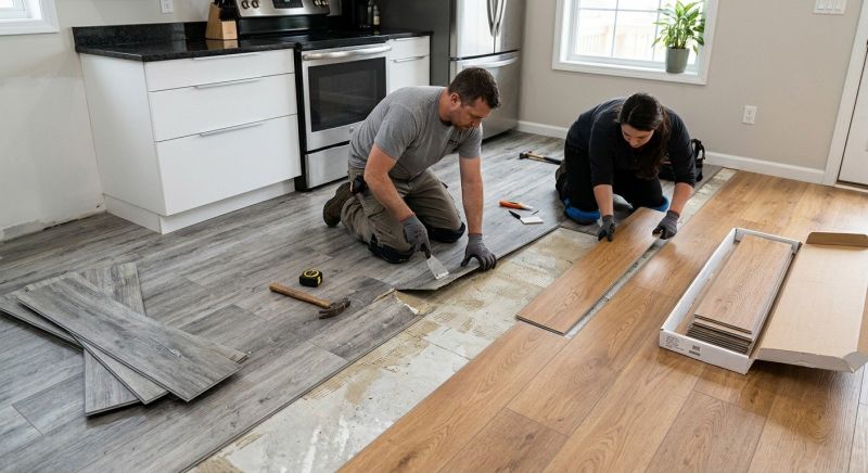 Vinyl Tile Replacement in Pataskala, OH
